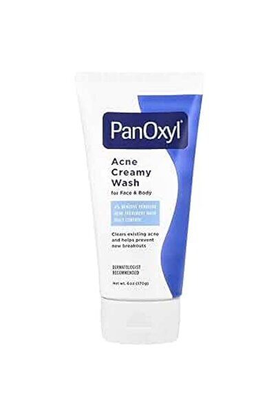 panoxyl PanOxyl 4% Benzoyl Peroxide Acne Cream Wash 170ml