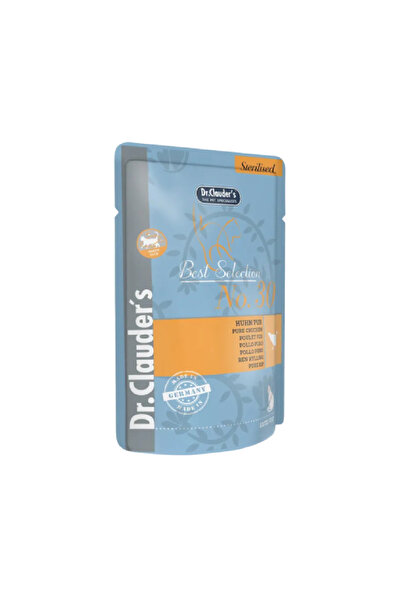 Dr.Cat د كلاودرز بيست سيلكشن رقم 30 اظرف دجاج للقطط المعقمة 85 غ