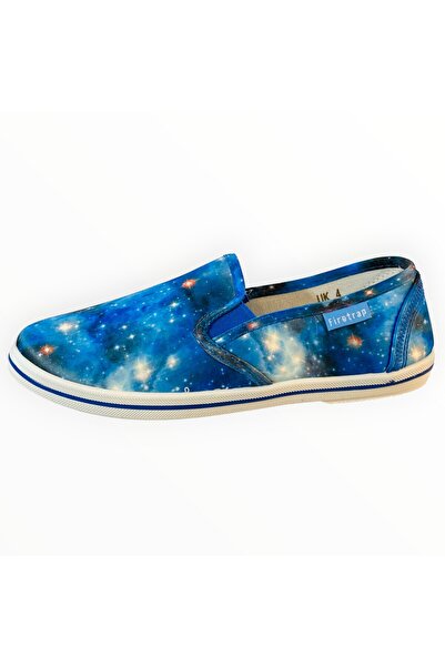 Firetrap Espadrile Dama Unisex Galaxy Textil Albastru, Talpa Vulcanizata, Marimea 37 EU