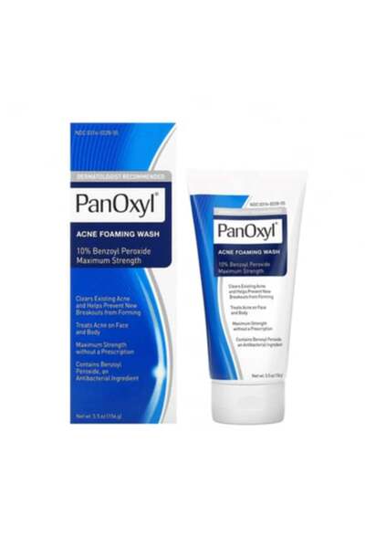 panoxyl بانوكسيل - غسول رغوي لحب الشباب بنزويل بيروكسيد 10٪ 156 جم