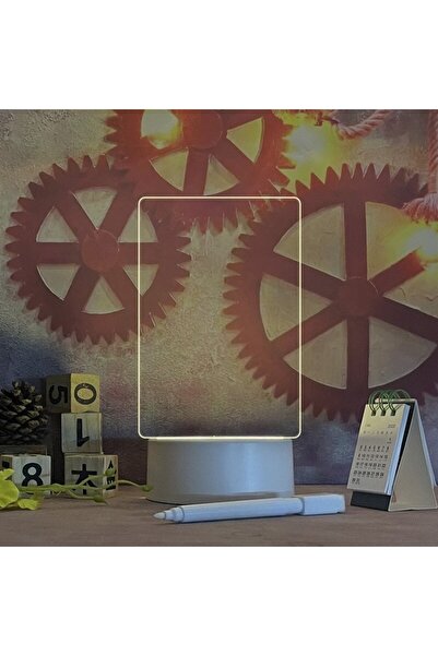 Innovium ™ SmartLight Memo Board - LED RGB Acrylic Task Organizer, 100x160mm