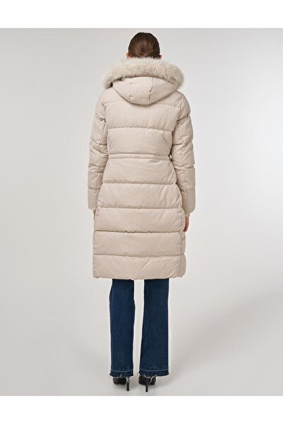 Kayra Hotfix με τύπωμα Παλτό Anorak Μπεζ