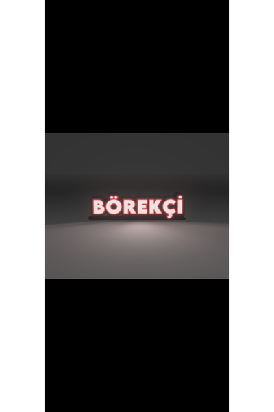 KAMER LED IŞIKLI BÖREKÇİ TABELA