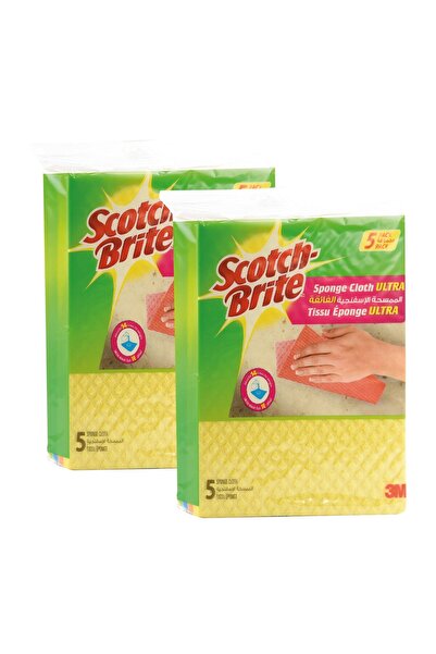 Scotch Brite 3M Sponge Cloth Ultra 2 x 5 pcs