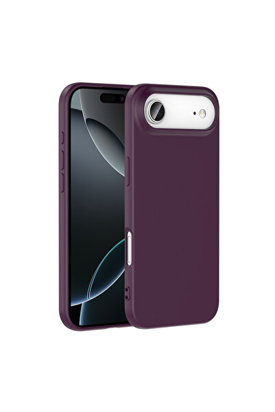 Tılsım Tekno غطاء إطلاق Zore Mara لجهاز iPhone 17 Air Case - بنفسجي غامق