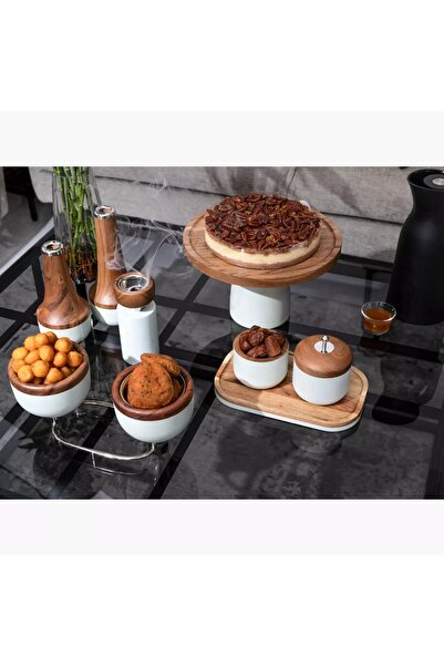 Generic حامل كيك على شكل ورقة شجر - 30 سم