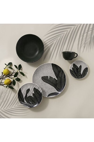 ORIAN 20 Piece Porcelain Dinner Set Rio Serve 4 Persons