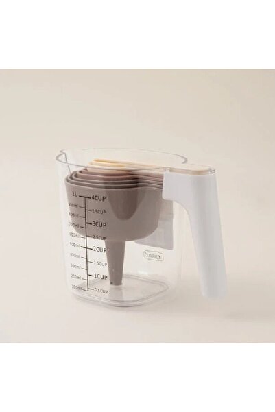 Alberto طقم كوب وملعقة قياس