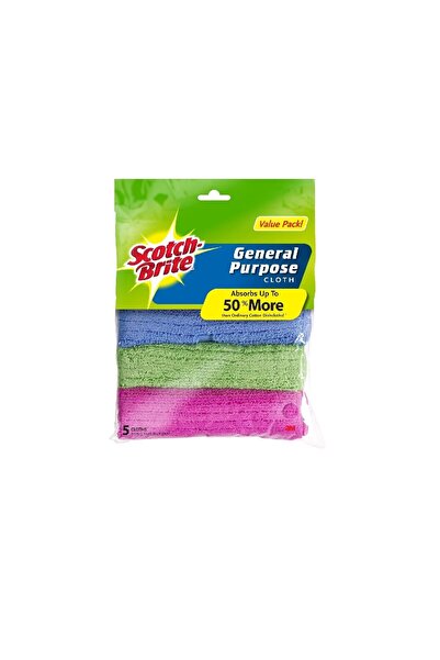 Scotch Brite Microfiber General Purpose Cloth 2 x 5pcs – Super Absorbent, Reusable