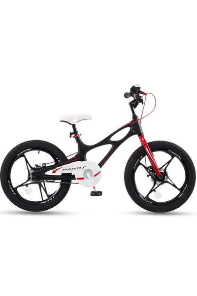 ROYAL BABY Bicicleta Copii RoyalBaby Space Shuttle, roti 18", cadru magneziu, frana pe disc (Negru)
