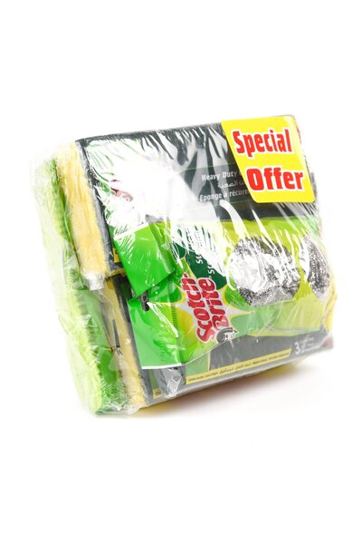 Scotch Brite Scotch-Brite Combo Pack – Multi-Purpose Cleaning Pads & Scrubbers (12 x 9 x 5 cm)