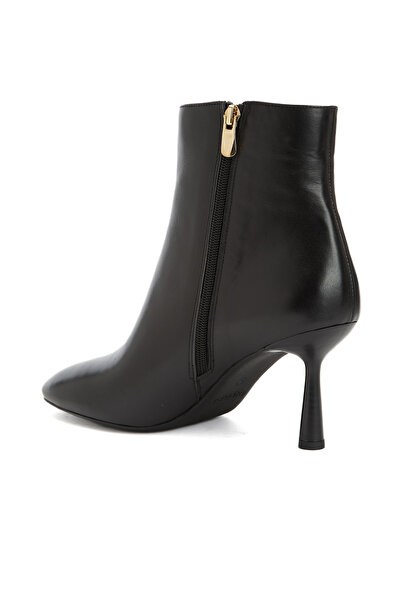 Dıvarese Siyah Kadın Deri Bot