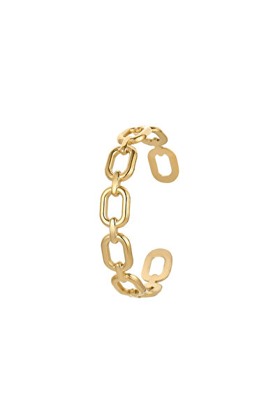 Pursehuit Brățară aurie, din oțel inoxidabil, în formă de zale interconectate...