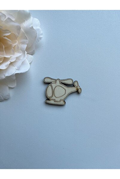 ALR Figurină din lemn Elicopter 10 buc