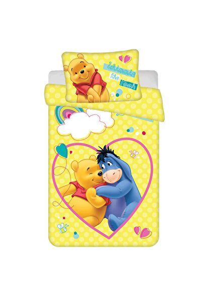 Winnie The Pooh Disney Winnie de Pluș Smile Lenjerie de pat pentru copii 100×...
