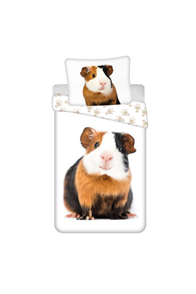 Animals Animale Set de lenjerie de pat cu porcușor de Guineea 140×200cm, 70×9...