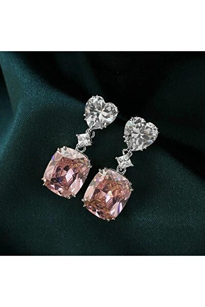 Pursehuit Cercei de culoare argintie cu pietre de zirconiu, Patricia C8