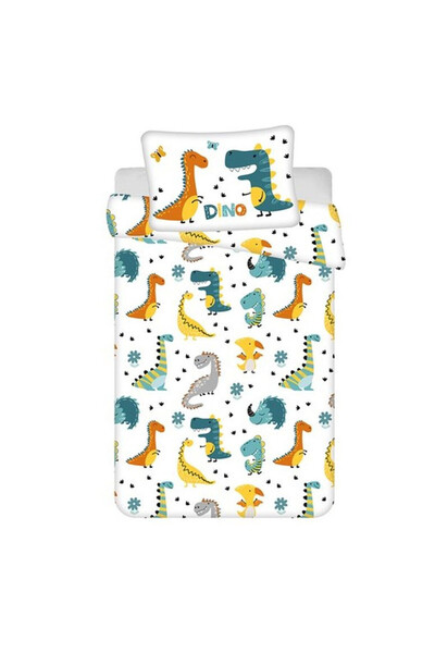 dinozauri Dinosaur Roaring Colors children's bedding 100×135cm, 40×60 cm