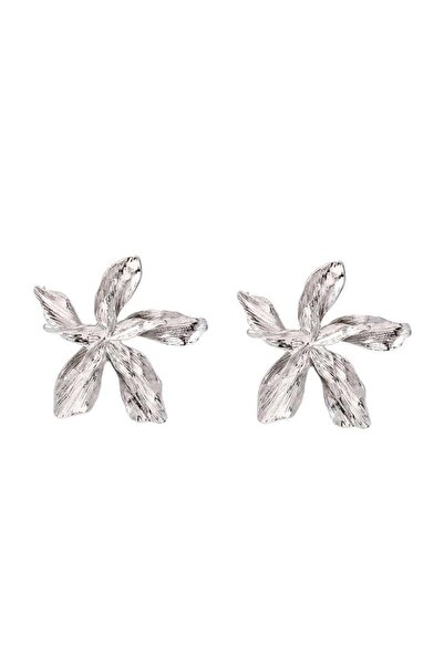 Pursehuit Cercei cu flori, culoare argintie, Marinka C2