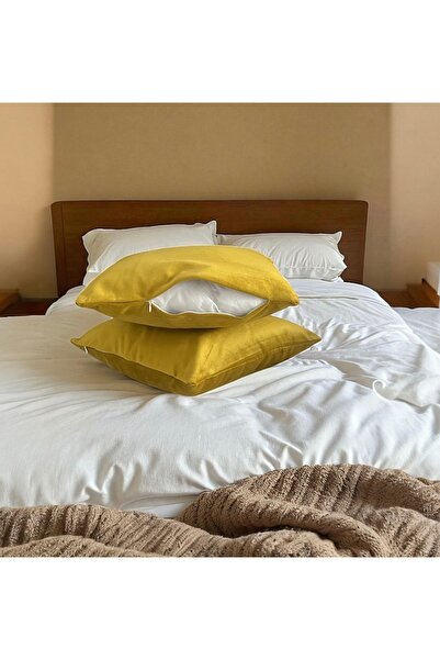 PATRU ANOTIMPURI Set of 2 pillowcases 40 x 40 cm, velvet material