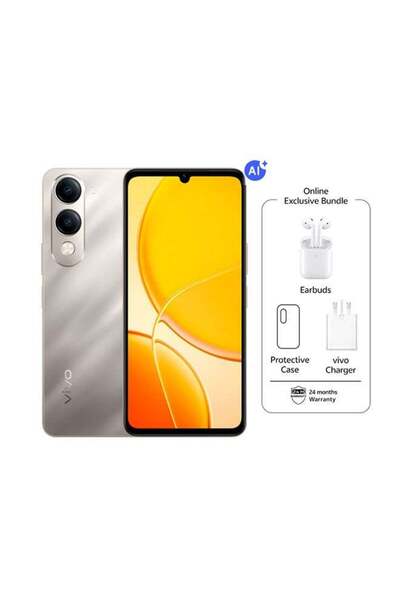 vivo Y29T AI 5G Dual SIM Gold 6GB RAM 256GB With Exclusive Earbuds And 24 Months Warranty - Middle E