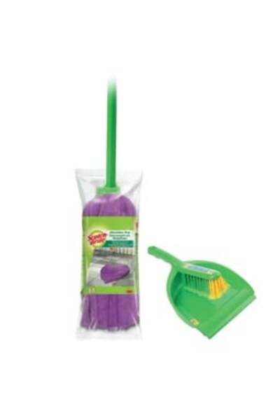 Scotch Brite Scotch-Brite Microfiber Mop and Dustpan with Brush set