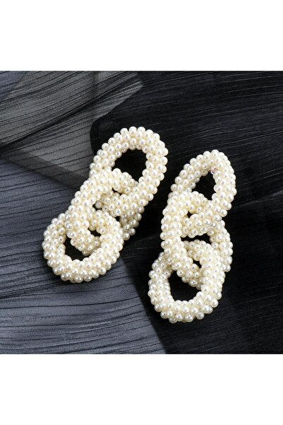 Pursehuit Cercei albi cu perle, Fatima C9