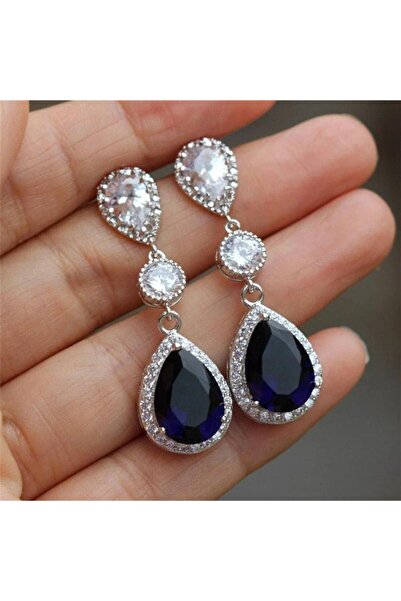 Pursehuit Cercei culoare argintie cu pietre de zirconiu, Ivette C18