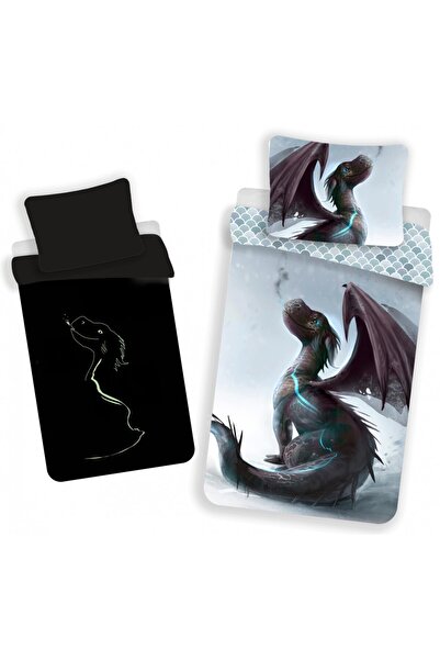 Dragon Animals Glow-in-the-dark bedding set 140×200cm, 70x90 cm