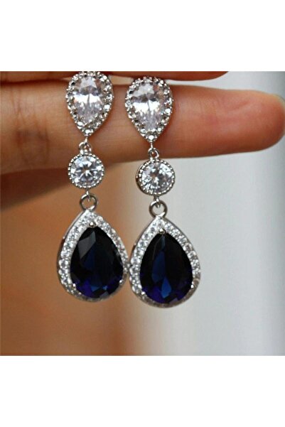 Pursehuit Cercei culoare argintie cu pietre de zirconiu, Ivette C18