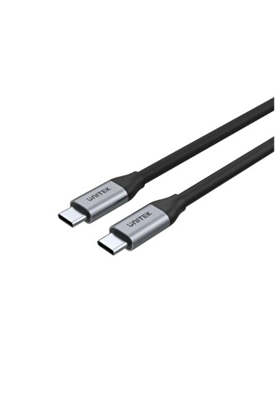 Unitek Full-Featured USB-C 100W PD Fast Charging Cable with 4K@60Hz and 5Gbps, 2M Cable | C14091ABK