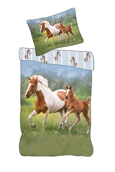 Animals Cal Little Hooves husa de pat 140×200cm, 70×90 cm