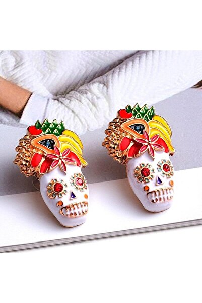 Pursehuit Cercei culoare aurie, stil mexican, Vandis C1