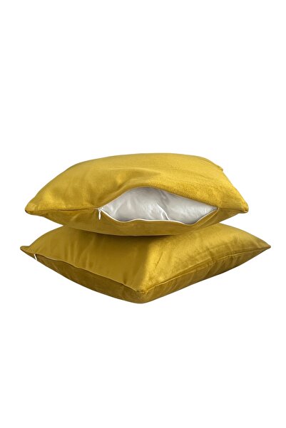 PATRU ANOTIMPURI Set of 2 pillowcases 40 x 40 cm, velvet material