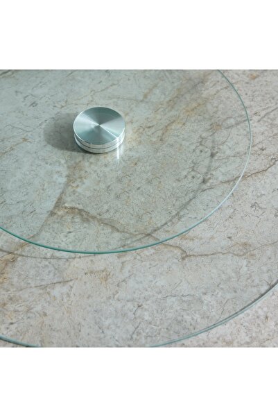 Generic Neo Lazy Susan Glass Serving Platter