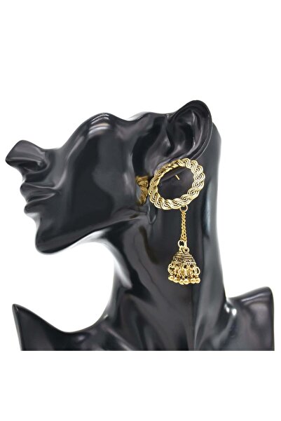 Pursehuit Gold-colored earrings, Indian style, with bells, Sandra C3