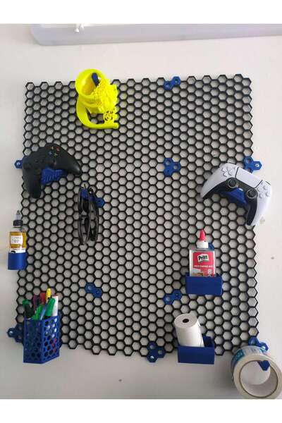 Szdesing منظم جداري على شكل خلية النحل، تغطية جدارية معيارية