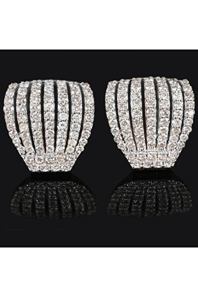 Pursehuit Cercei de culoare argintie cu pietre de zirconiu, Reika C3