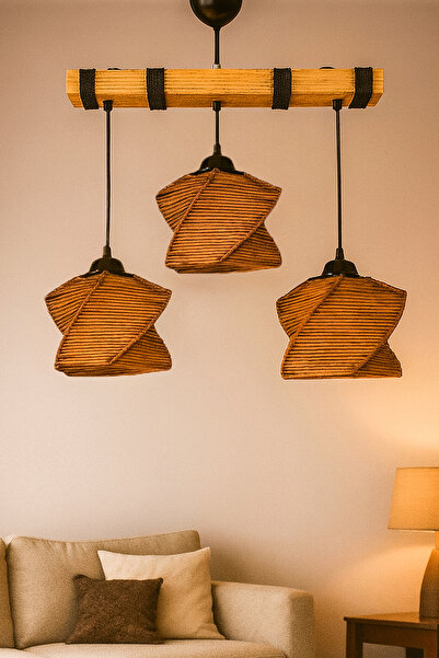 Hmydesign Stico Handmade 3'lü Sarkıt Avize