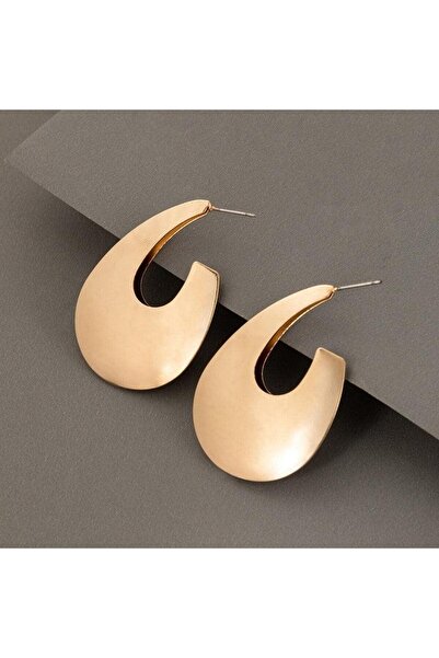 Pursehuit Cercei culoare aurie, formă ovală, Amon C9