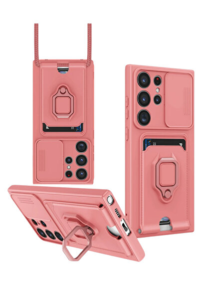 NewFace حافظة سامسونج جالاكسي إس 25 ألترا من إس بي تي آر إن إس مع حامل بطاقات...