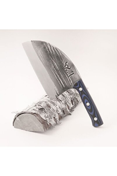 Samura سكين الطاهي الصربي ماد بول من الفولاذ المقاوم للصدأ، 7 بوصات، 180 مم، باللون الأزرق