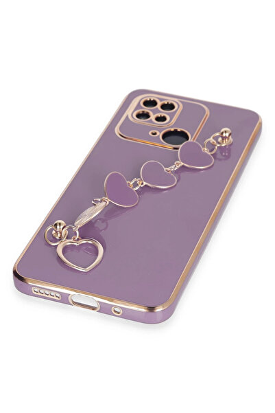 NewFace Sptrns Xiaomi Redmi 10C Case Esila Silicone (143457) - Purple