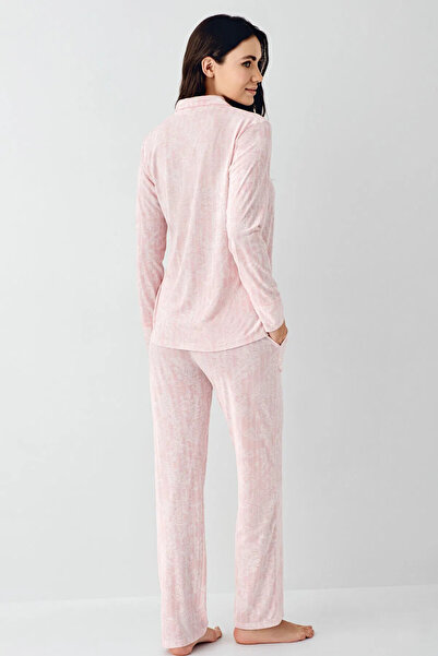 Pierre Cardin Cotton Modal Front Buttoned Women's Pajama Set