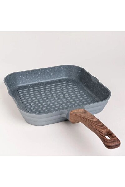 Alberto Cast Ceramic Grill Pan Silver Color