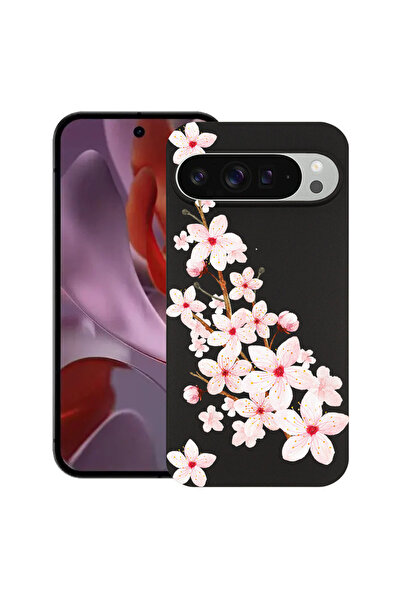 bestcase Carcasă subțire din silicon pentru Google Pixel 9 Pro XL, floare de ...