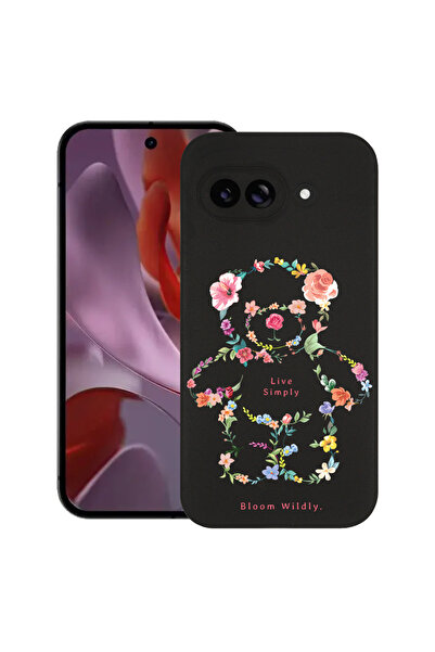 bestcase Λεπτή θήκη σιλικόνης για Google Pixel 9a, Αρκουδάκι Live Simply, 1926335 B 1555