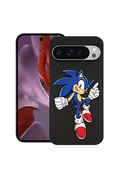 bestcase Carcasă subțire din silicon pentru Google Pixel 9 Pro XL, Sonic Boom...