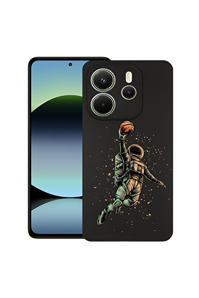 bestcase Carcasă subțire din silicon pentru Xiaomi Redmi Note 14 5G, Astronau...