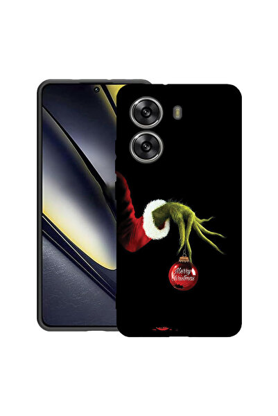 bestcase Carcasă subțire din silicon pentru Poco X7 Pro 5G, Grinch de Crăciun...